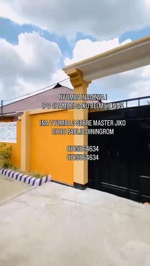 Nyumba ya vyumba vitatu inauzwa Chamazı Saku, Dar Es Salaam Nyumba ya vyumba vitatu inauzwa Chamazı Saku, Dar Es Salaam