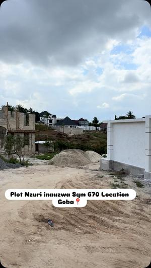 Kiwanja kinauzwa Goba Muhimbili, Dar Es Salaam (670 sqm) Kiwanja kinauzwa Goba Muhimbili, Dar Es Salaam (670 sqm)