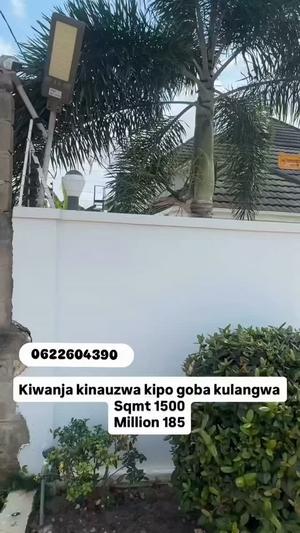 Kiwanja kinauzwa Goba Kulangwa, Dar Es Salaam (1500 sqm)