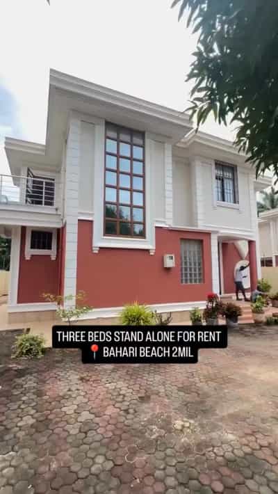 Apartment ya vyumba vitatu inapangishwa Bahari Beach, Dar Es Salaam