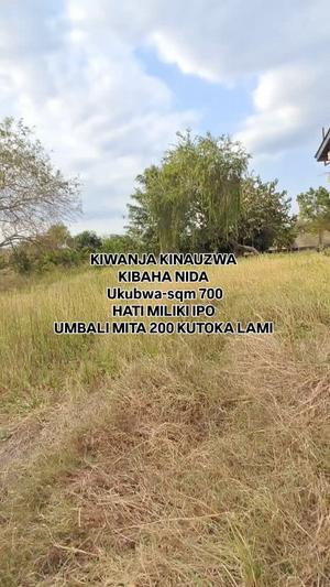 Kiwanja kinauzwa Kibaha Nida, Pwani sqm 700 Kiwanja kinauzwa Kibaha Nida, Pwani sqm 700