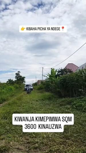 Plot for sale in Kibaha Picha Ya Ndege, Pwani sqm 3600
