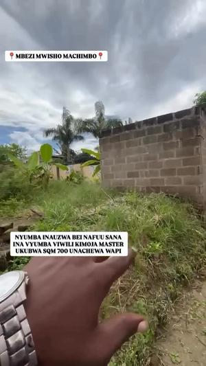 Nyumba ya vyumba viwili inauzwa Mbezi Mwisho Machimbo, Dar Es Salaam (700 sqm)