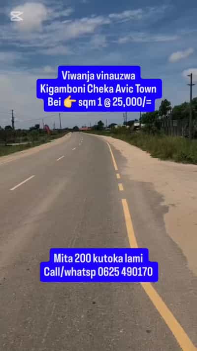 Residential Plot for Sale in Kigamboni Cheka Avic Town, Dar Es Salaam (600 sqm)