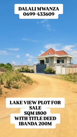 Kiwanja kinauzwa Ibanda, Mwanza sqm 1800