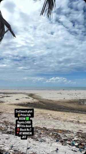 Beach Plot for Sale in Mbweni Jkt, Dar Es Salaam (1488 sqm)