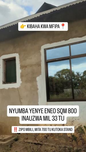 3 Bedrooms House for Sale in Kibaha Kwa Mfipa, Pwani (800 sqm)