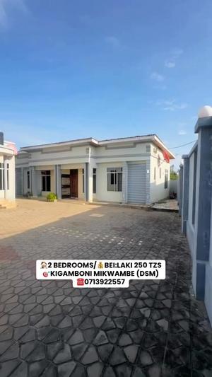 Nyumba ya vyumba viwili inapangishwa Kigamboni Fun City, Dar Es Salaam Nyumba ya vyumba viwili inapangishwa Kigamboni Fun City, Dar Es Salaam