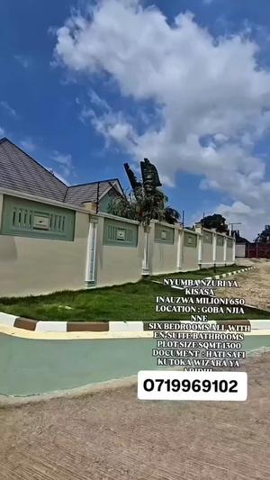 4 Bedrooms House for Sale in Goba Njia Nne, Dar Es Salaam (1300 sqm) 4 Bedrooms House for Sale in Goba Njia Nne, Dar Es Salaam (1300 sqm)