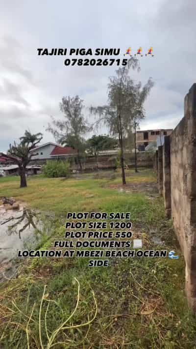 Kiwanja kinauzwa Mbezi Beach, Dar Es Salaam (1200 sqm)
