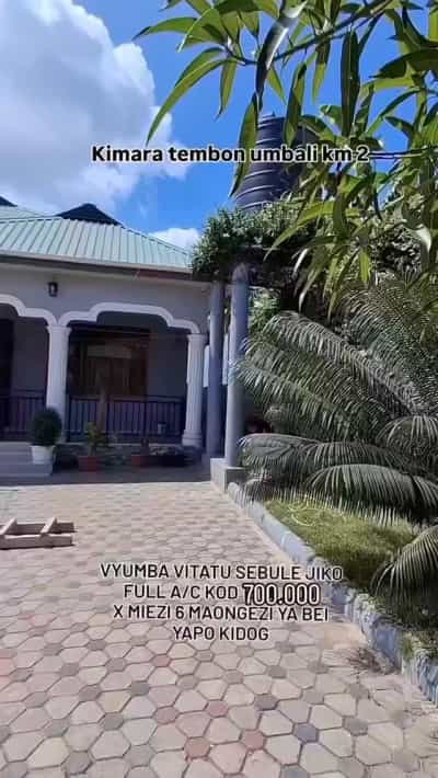 Nyumba ya vyumba viwili inapangishwa Kimara, Dar Es Salaam