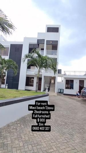 Apartment ya vyumba viwili inapangishwa Mbezi Beach T,bovu, Dar Es Salaam
