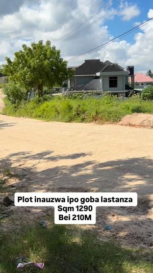 Kiwanja kinauzwa Goba Lastanza, Dar Es Salaam sqm 1290