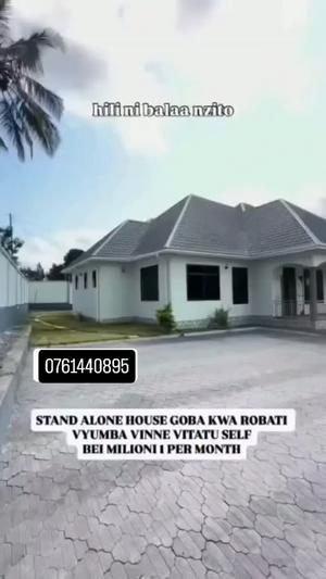 4 Bedrooms House for Rent in Goba kwa Robart, Dar Es Salaam