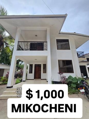 3 Bedrooms Villa for Rent in Mikocheni, Dar Es Salaam