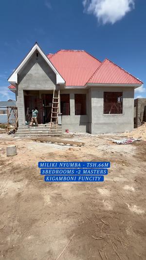 Nyumba ya vyumba vitatu inauzwa Kigamboni Kibada Funcity, Dar Es Salaam