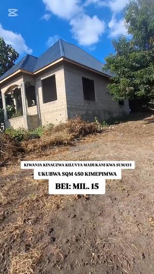 Kiwanja kinauzwa Kiluvya Madukani Kwa Sumayi, Pwani (450 sqm) Kiwanja kinauzwa Kiluvya Madukani Kwa Sumayi, Pwani (450 sqm)