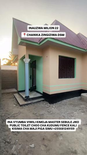 Nyumba ya vyumba viwili inauzwa Chanika Zingiziwa, Dar Es Salaam Nyumba ya vyumba viwili inauzwa Chanika Zingiziwa, Dar Es Salaam