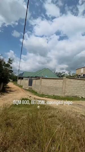 Residential Plot for Sale in Madale Msigani, Dar Es Salaam (800 sqm) Residential Plot for Sale in Madale Msigani, Dar Es Salaam (800 sqm)