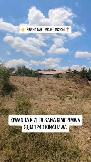 Kiwanja kinauzwa Kibaha Maili Moja, Pwani (1240 sqm)