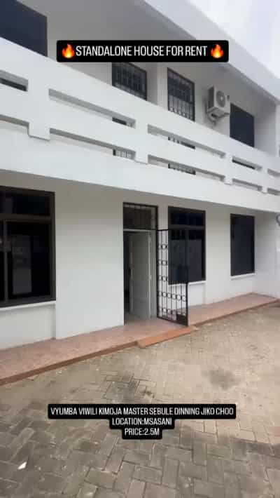 Nyumba ya vyumba viwili inapangishwa Msasani, Dar Es Salaam