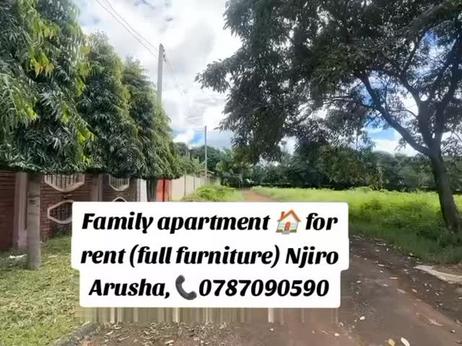 Nyumba (Furnished) ya vyumba vitatu inapangishwa Njiro, Arusha
