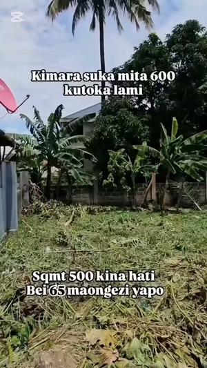 Kiwanja kinauzwa Kimara Suka, Dar Es Salaam (500 sqm)