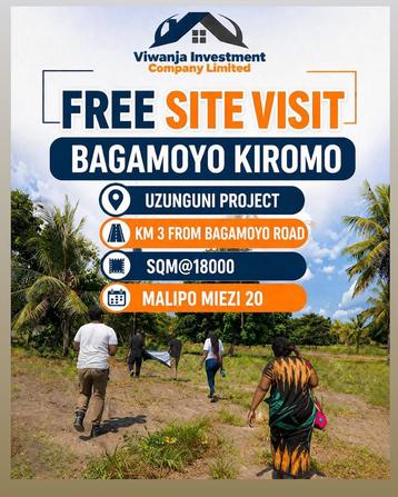 Plots for sale in Kiromo, Pwani Plots for sale in Kiromo, Pwani