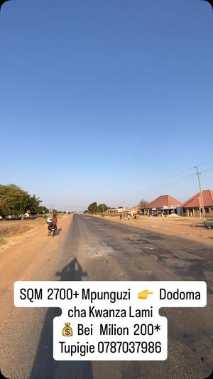 Kiwanja (Commercial Plot) kinauzwa Mpunguzi, Dodoma (2700 sqm) Kiwanja (Commercial Plot) kinauzwa Mpunguzi, Dodoma (2700 sqm)