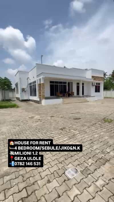 4 Bedrooms House for Rent in Kigamboni, Dar Es Salaam