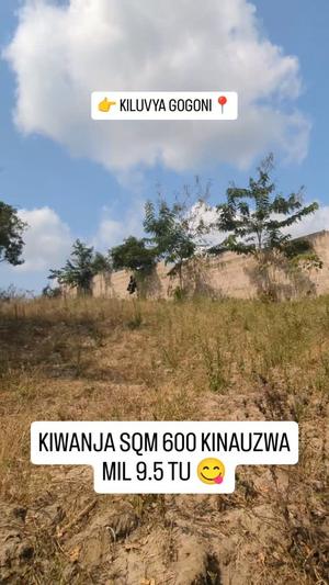 Kiwanja kinauzwa Kiluvya Gogoni, Pwani (600 sqm) Kiwanja kinauzwa Kiluvya Gogoni, Pwani (600 sqm)