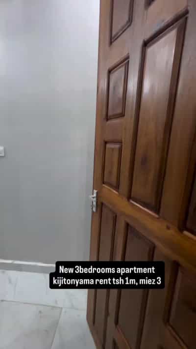 Apartment ya vyumba vitatu inapangishwa Kijitonyama, Dar Es Salaam