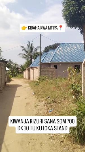 Kiwanja kinauzwa Kibaha Kwa Mfipa, Pwani sqm 700