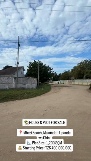 House for Sale in Mbezi Beach, Makonde, Dar Es Salaam (1200 sqm) House for Sale in Mbezi Beach, Makonde, Dar Es Salaam (1200 sqm)