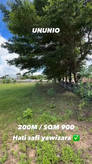 Plot for sale in Ununio, Dar Es Salaam sqm 900