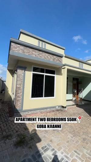 Nyumba/Apartment ya vyumba viwili inapangishwa Goba Njianne, Dar Es Salaam
