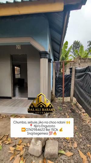 Nyumba ya chumba kimoja inapangishwa Njiro Engutoto, Arusha