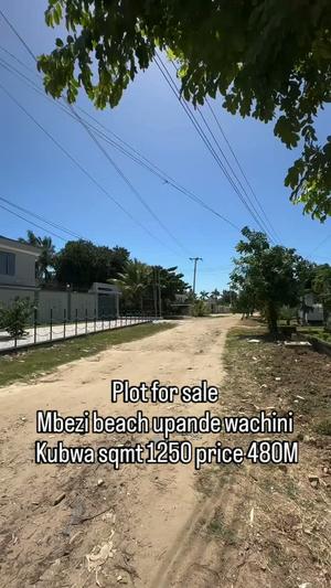 Kiwanja kinauzwa Mbezi Beach, Dar Es Salaam (1250 sqm) Kiwanja kinauzwa Mbezi Beach, Dar Es Salaam (1250 sqm)