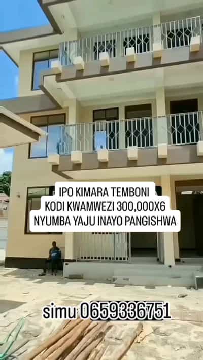 Apartment ya vyumba viwili inapangishwa Kimara Temboni, Dar Es Salaam