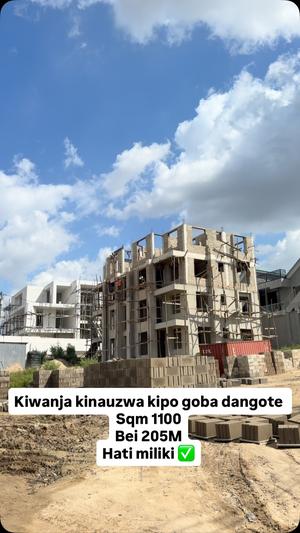 Kiwanja kinauzwa Goba Dangote, Dar Es Salaam sqm 1100 Kiwanja kinauzwa Goba Dangote, Dar Es Salaam sqm 1100
