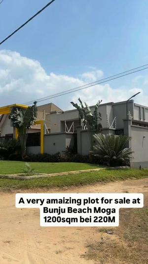 Plot for sale in Bunju Beach Moga, Dar Es Salaam sqm 1200