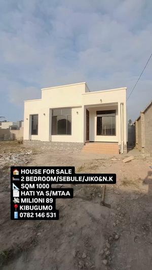 Nyumba ya vyumba viwili inauzwa Kigamboni Kibugumo, Dar Es Salaam (1000 sqm) Nyumba ya vyumba viwili inauzwa Kigamboni Kibugumo, Dar Es Salaam (1000 sqm)