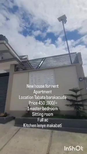 Apartment ya chumba kimoja inapangishwa Tabata Barakuda, Dar Es Salaam
