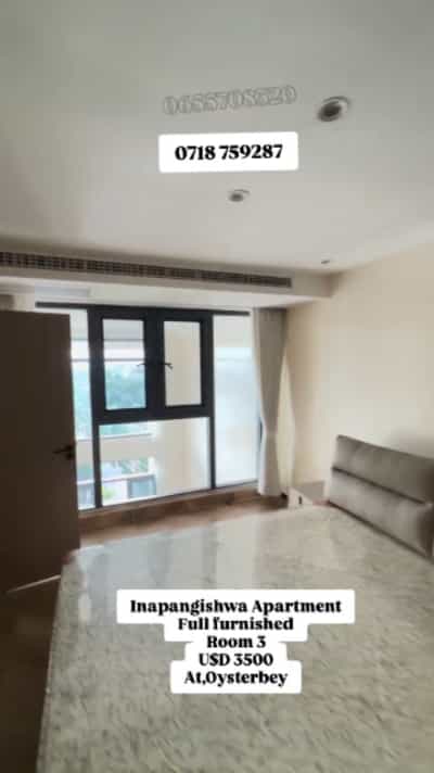 Apartment (Furnished) ya vyumba vitatu inapangishwa Oysterbay, Dar Es Salaam