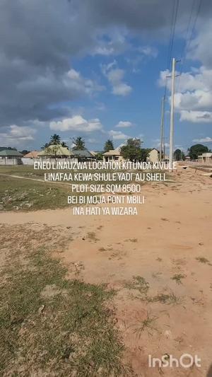 Kiwanja kinauzwa Kitunda Kivule, Dar Es Salaam sqm 8500