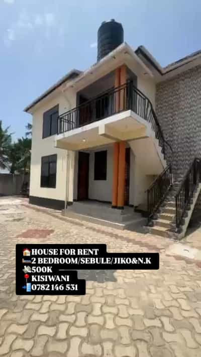 Nyumba ya vyumba viwili inapangishwa Kigamboni, Dar Es Salaam