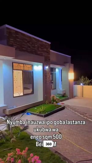 Nyumba ya vyumba vinne inauzwa Goba Lastanza, Dar Es Salaam (600 sqm)
