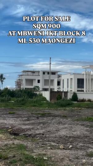 Kiwanja kinauzwa Mbweni Jkt, Dar Es Salaam sqm 900