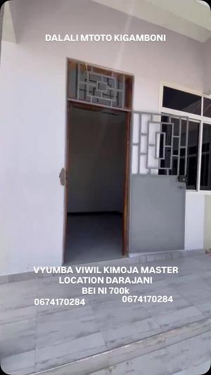 Nyumba ya vyumba viwili inapangishwa Kigamboni-DARAJANI, Dar Es Salaam