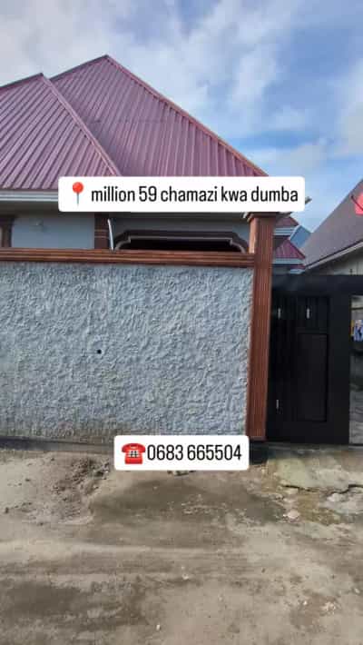 Nyumba ya vyumba vitatu inauzwa Mbagala Chamazi, Dumba, Dar Es Salaam